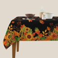 thumbnail image 4 of Fall Leaves Tablecloth 54×54 Inch Square Autumn Seasonal Table Cloth Water-Resistant Spill-Proof Washable Fabric Table Cover for Kitchen Dining Party Picnic Indoor Outdoor, 4 of 6