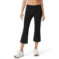 thumbnail image 1 of Jockey Pantalon Capri Évasé Ajusté en Coton Extensible pour Femme, 1 of 5