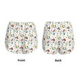 thumbnail image 5 of Picia Geometric Retro Pattern Women's 2 in 1 Athletic Running Shorts High Waisted Workout Casual Gym Sweat Shorts with Comfy Liner Zipper Pockets-Medium, 5 of 9