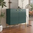 thumbnail image 2 of Clihome Modern Accent Storage Cabinet with 2 Doors, Buffet Sideboard, Green, 2 of 6