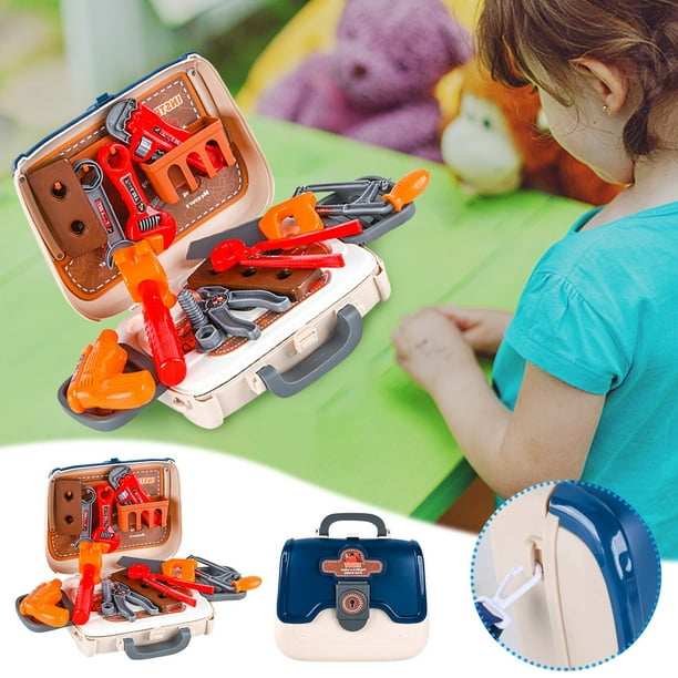 Agiferg Ensemble de vaisselle de cuisine de simulation pour enfants outils  de dressage supermarché jouer maison sac à main jouet 
