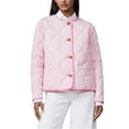 thumbnail image 3 of Jane Post womens  Short Reversible Collarless Quilted Coat, XS, 3 of 5