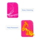 thumbnail image 5 of Tapete resistente al calor para rizadores, planchas y alisadores de cabello, herramientas de peinado, 23 x 16,5 cm, silicona de grado alimenticio, color rosa, 5 of 5