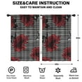 thumbnail image 2 of Blackout Kids Curtains,Pioneer Flower Floral Print Pattern Childrens Insulated Curtains Set Of 2,Bedroom Essentials,Toddler Room Decor 42"x63", 2 of 5