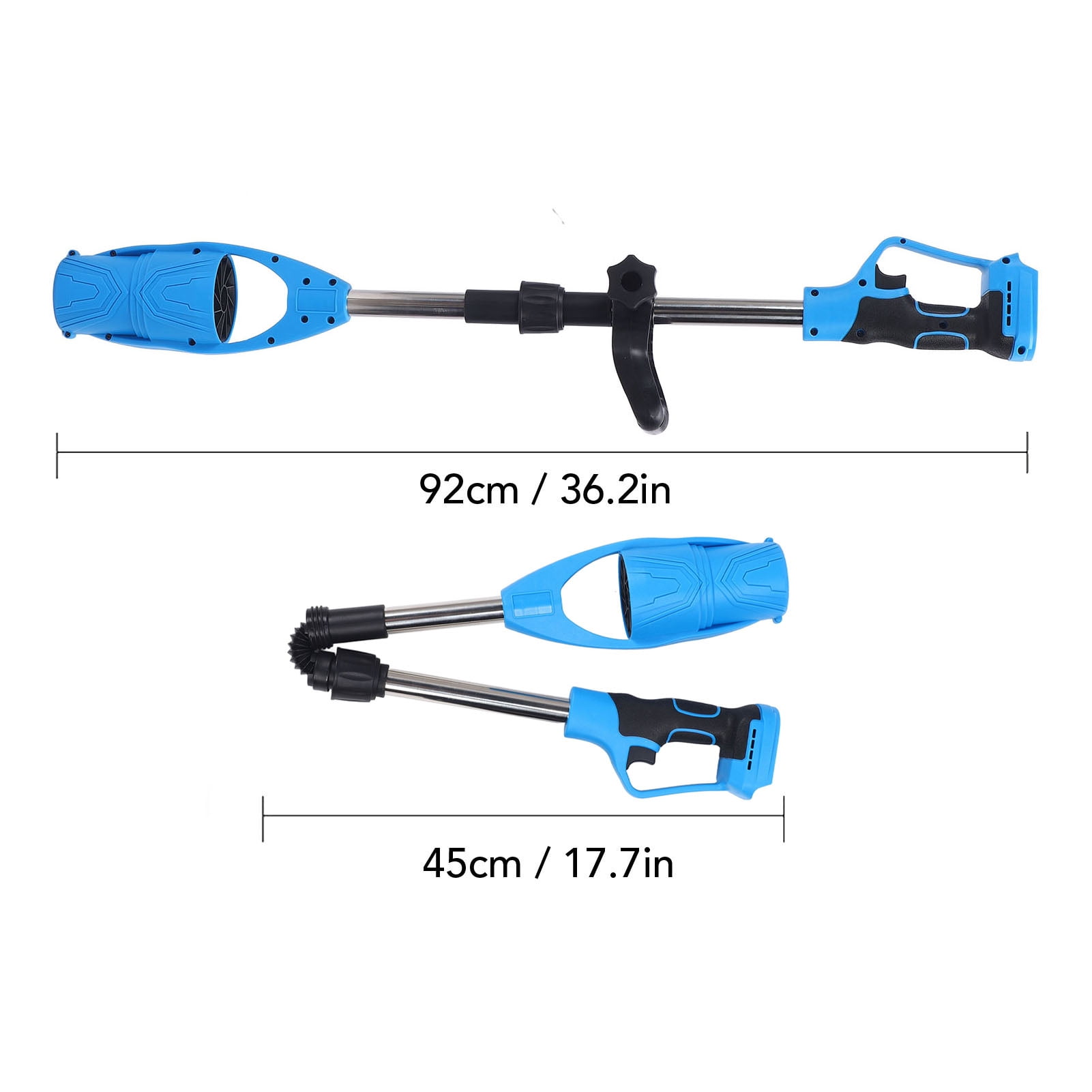 Xirurus Cordless Leaf Blower 520CFM 150MPH Foldable 21V Battery Powered Leaf Vacuum for Lawn Care Bare Tool