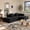 Carbon Black, variant on Meeyar 91" Boneless Modular Sectional Sofa with L Shaped Chaise, Cloud Couch for Living Room, Carbon Black