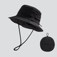 thumbnail image 6 of Waterproof Sun Hat, Rain Hat for Women, UPF 50+ UV Protection, Wide Brim, Packable, Lightweight, Fishing Hat for Hiking, Travel, 6 of 9