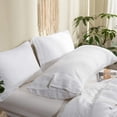thumbnail image 7 of Simple&Opulence Body Pillow Cover 20" x 54",100% Pure Linen, Ultra Soft and Breatherable, Body Pillowcase with Envelope Closure for Adults(White), 7 of 7