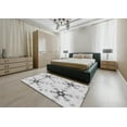 thumbnail image 4 of Ahgly Company Indoor Rectangle Patterned Off-White Novelty Area Rugs, 6' x 9', 4 of 6