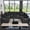 Black + 6 Seats, variant on 135.5" Modular Sectional Sofa, Orange U-Shaped Sofa 6-Seater Boneless Cloud Couch with Reversible Chaise, Corduroy Fabric Couch for Living Room & Bedroom