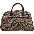thumbnail image 5 of CalBags Animal Prints 21-Inch Carry-On Rolling Duffel Bag - Leopard, 5 of 7