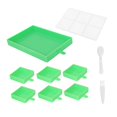 thumbnail image 2 of 5D Diamond Painting Tray Holder Point Drill Tray Container for Adults Funnel Row Green, 2 of 7