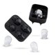 thumbnail image 3 of Moldes para Hielo Calavera,Bandeja para hielo flexible del fabricante de cubos del molde del hielo de la gelatina de silicona del cráneo 3D para Halloween y la fiesta de Navidad. Mejor para Whisk, 3 of 5