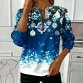 thumbnail image 2 of Womens Christmas Sweatshirt Casual Long Sleeve Zipper Round Neck Loose Xmas Graphic Holiday Fall Winter Tops (XXL, Multicolor), 2 of 5