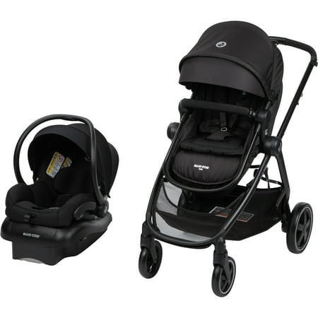 Maxi-Cosi(R) 5-in-1 Mico 30 Infant Car Seat & Zelia2 Stroller Modular Travel System in Midnight Black at Nordstrom