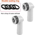 thumbnail image 3 of Qrity 2 Pcs Overflow, Kitchen Sink Overflow Head 29 x 29MM Sink Overflow, Round Interface, Kitchen Sink Accessories, 3 of 5