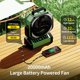 thumbnail image 4 of Ventilador de Camping Socool 20000mAh con Luz, 112 Horas, 8 Velocidades y Control Remoto, 4 of 7