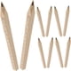thumbnail image 2 of Bolígrafos de madera con regla – Bolígrafos artesanales para material escolar, diarios y oficina – Tinta de 1,0 mm. Set de papelería multiusos con función de medición., 2 of 6