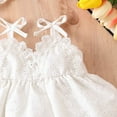 thumbnail image 5 of Toddler Girls 2 Piece Outfits Lace Strap Ruffle Top with Denim Shorts Fashion Summer 2024 2PCS Sets, 5 of 6