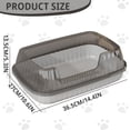 thumbnail image 6 of Classic Gray Open Top Cat Litter Box High Side with Litter Scoop 14.37×10.63×5.31 inch, 6 of 6
