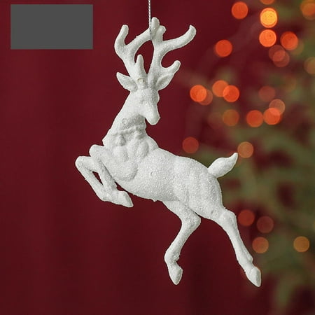 

Christmas Pendants Snowflake Angel Wing Elk Design Hanging Pendant for Holiday Party Christmas Tree Decoration