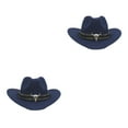 thumbnail image 1 of Guardoinrt Wide Brim Mens Hat Enjoy Maximum Shade And Comfort Hat And Lightweight Comes dark blue 2Set, 1 of 6