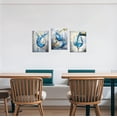 thumbnail image 5 of ZHONGYUTONG 3 Piece Wine Wall Art for Kitchen Gold Wine Pictures Dining Room Canvas Print Modern Artwork for Pub Bar Decor Framed (16.00" x 24.00" x 3PCS), 5 of 5