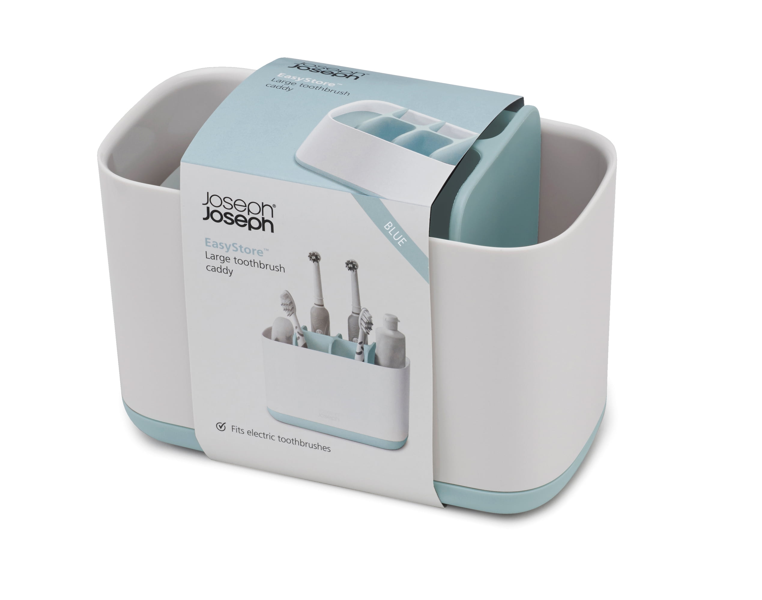 joseph joseph toothbrush caddy stainless steel