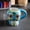 Blue Skull Mug, variant on Day of The Dead Sugar Skull Ceramic Coffee Mug, Colorful Hand Painted Skull Mug, Halloween Mexican Style Decorative Drinking Cup for Coffee Tea, Gift