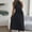 001 Black, variant on Women's Sleeveless Halter Neck Pleated Midi Cocktail Dresses A Line Flowy Beach Maxi Dress with Belt