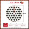thumbnail image 2 of Salouo Soccer Christmas Tree Skirt 48" Farmhouse Christmas Decorations Snowman Xmas Tree Skirt Tree Mat for Holiday Party Decor, 2 of 8