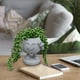 thumbnail image 5 of Ganfancp Biye Smiling Little Man Flower Pot Lindo Jardín Carnoso Patio Layout Plant Flower Pots Liquidación 1X Jardinera Figurita Sonriente Bier, 5 of 5