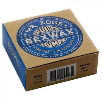 Mr Zogs original SEX WAX WARM Aqua - Pineapple Scented Surfboard