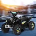 thumbnail image 4 of Patiojoy 6V Kids Mini Electric Quad ATV Battery Powered Toddler Ride On Toy Black, 4 of 7