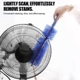 thumbnail image 4 of Ultimate Dust Cleaning Brush, Bendable Microfiber Fan Cleaner Brush, Reusable Household Duster for Fan, Blinds, Car Vent & Home Daily Cleaning (Blue-1pc), 4 of 7