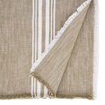 thumbnail image 5 of Fennco Styles Contemporary Striped Fringe Cotton Table Runner 13" W x 72" L - Natural Table Cover for Home, Dining Table Décor, Family Gathering, Banquets and Special Events …, 5 of 5