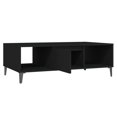 thumbnail image 5 of vidaXL Coffee Table Black 103.5x60x35 cm Engineered Wood, 5 of 5