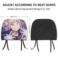 thumbnail image 2 of My Hero Academia Himiko Toga Car Headrest Cover 2 Pcs Vehicles Seat Pillow Cover Protector Accessories Decor Auto Front/Rear Seats Head Rest Cover 2 Pcs Universal Fit Most Cars Sedan SUV Van, 2 of 7