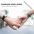 thumbnail image 4 of Miangastore curved end design watch band Watch Band Simple Stainless Steel 1Pcs for Daily Use, 4 of 8