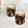 thumbnail image 2 of Yayeee 2 Pack Qtip Holder Dispenser for Bathroom with Lid Cotton Swab Canister, Fish Pattern, 2 of 6