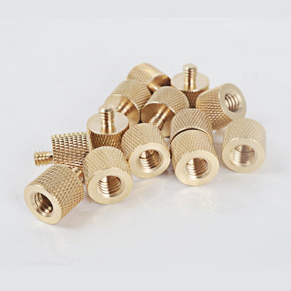 YSNOOWE 4Ud Tornillo De Cámara Ranurado Dorado Para Adaptador De 1 Cuarto A 3 Octavos Compatible Con Dslr
