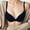 Black, variant on Women Casual Simple Solid Color Triangle Cup No Steel Ring Bra Comfortable Light And Beautiful Back Underwear Bras for Women Black