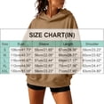 thumbnail image 2 of Womens Oversized Hoodies Satin lined Hoodies Oversized Sweatshirt Fall Sweaters Casual Y2K Jacket Clothes, L, 2 of 4