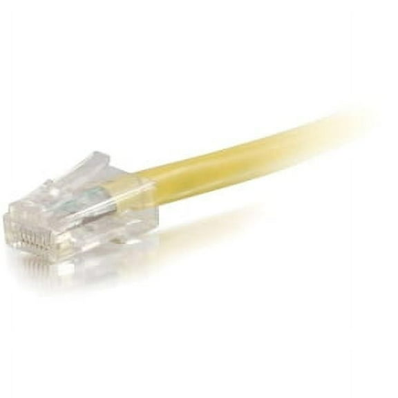 C2G 22694 Cat5E Non-Booted Unshielded (UTP) Network Patch Cable, Yellow (10 Feet/3.04 Meters)