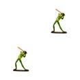thumbnail image 3 of QualitChoice Exquisite Frog Decoration For Stylish Home Accents Unique Style Home Decoration Baseball Frog 2Set, 3 of 6