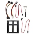 thumbnail image 1 of Shisuyan Universal Ssd Mount Bracket Hard Drive Adapter Metal 1 Set 4.9X3.9X0.8In, 1 of 8