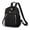 Black, variant on Women's Anti-Theft Backpack with Lockable Compartments Suitable for Travel, Commuting, Adjustable Shoulder Straps Zipper Closure, Heavy-Duty Nylon Bookbag for Gym