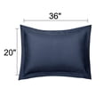 thumbnail image 3 of PiccoCasa 4 Pack Pillowcases Soft 1800 Microfiber Pillowcase, King Navy, 3 of 7