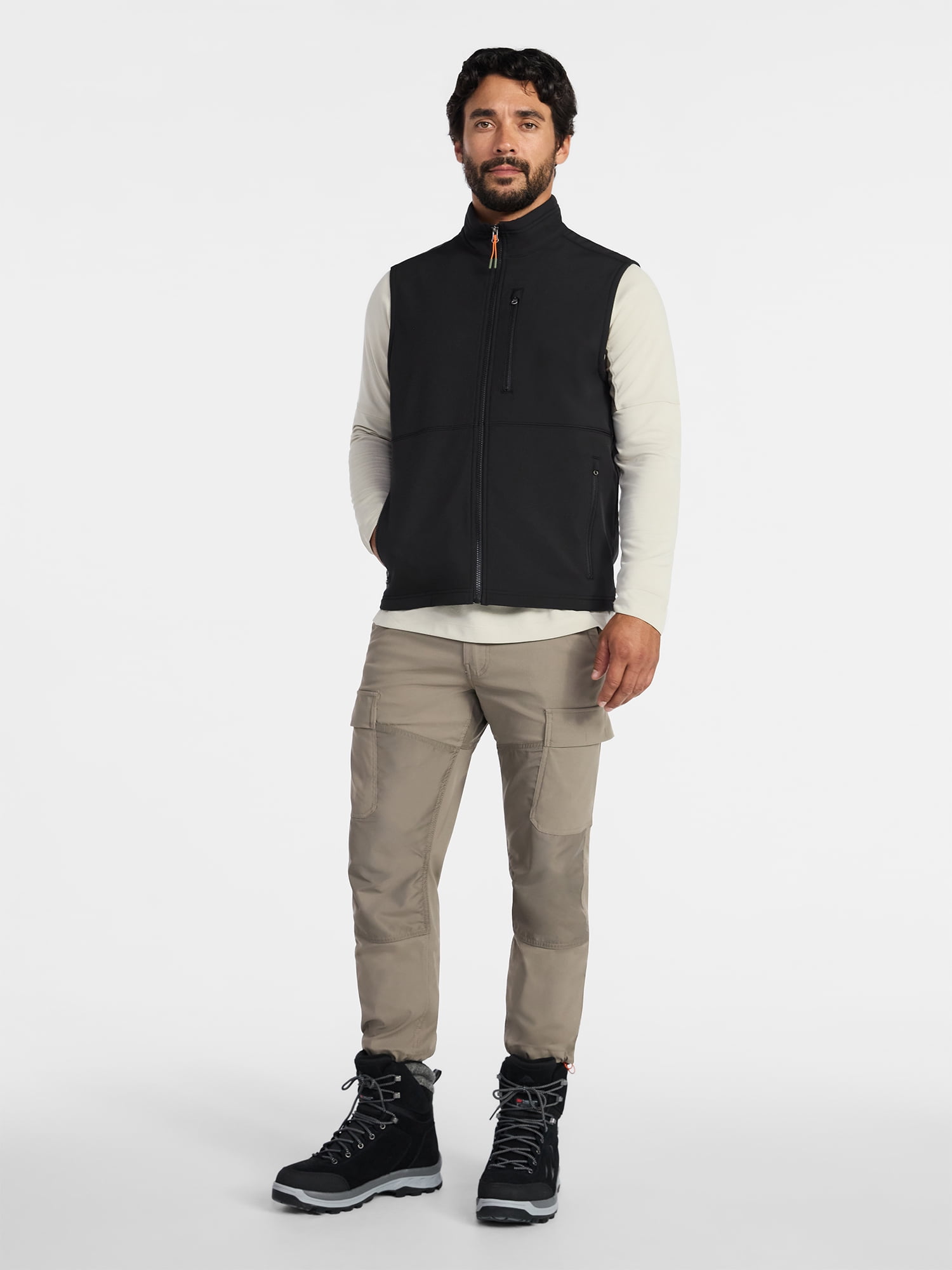 Ozark Trail Men's & Big Men's Softshell Vest, Sizes S-3XL