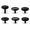 Black, variant on Replacement Thumbsticks for Xbox Elite 2 Controller, 6 in 1 Swap Magnetic Joysticks for Xbox Elite Series 2 Core(Model 1797)